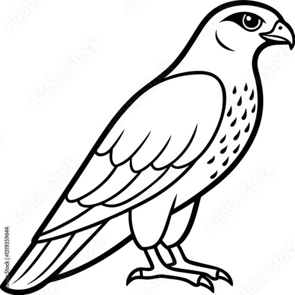 Fototapeta Minimal Falcon Vector