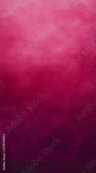 Fototapeta Crimson Gradient: A stunning vertical gradient transitioning from a deep, rich crimson at the bottom to a delicate, soft pink at the top, creating a visual feast for the eyes.