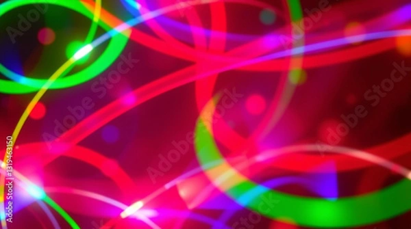 Obraz abstract colorful background with circles Colorful bokeh design