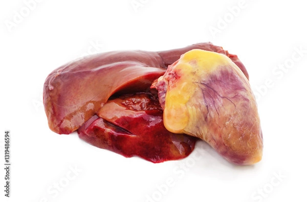 Obraz Chicken offal set.