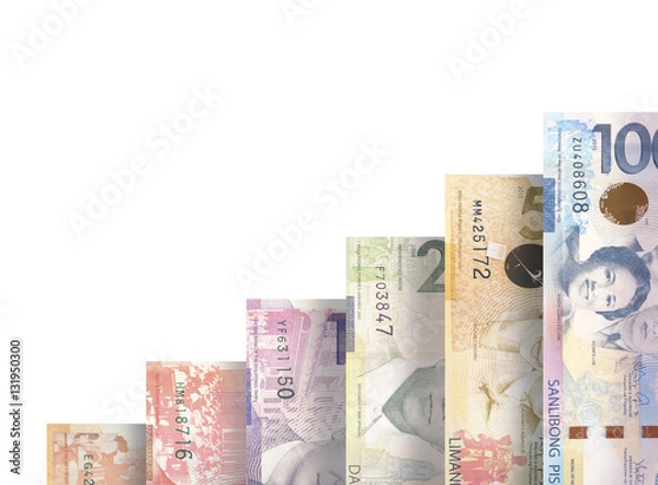 Obraz Money growth graph