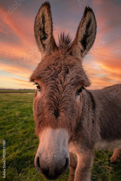 Fototapeta Donkey Portrait