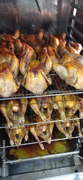 Obraz poulet rôti au four