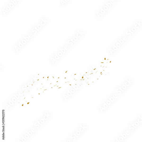 Obraz sprinkle gold powder