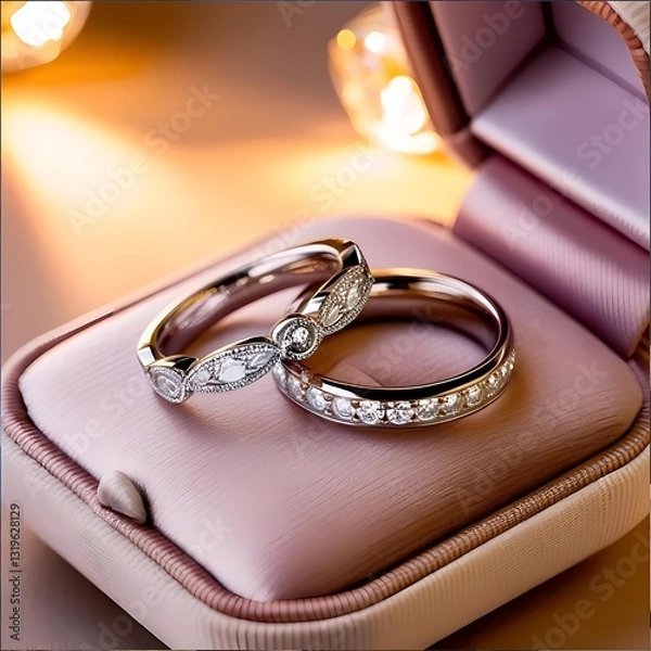 Obraz Engagement Rings in Soft Light