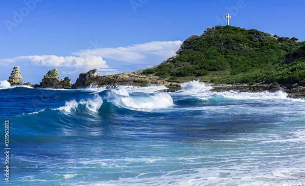 Obraz Pointe des Châteaux, Guadeloupe, Karibik, Frankreich