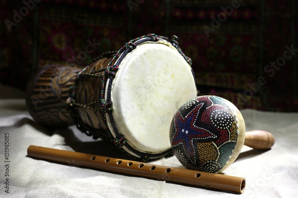 Obraz ethnic instruments