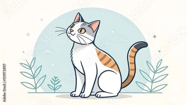 Obraz Illustration of a Cat 