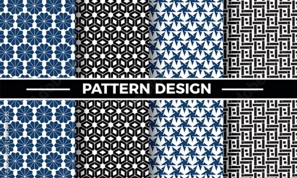 Fototapeta Modern Abstract Pattern Design Set