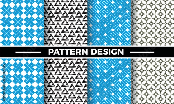 Fototapeta Modern Abstract Pattern Design Set