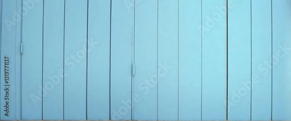 Fototapeta Light Blue Wooden Surface