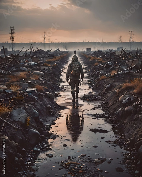 Obraz sunset on the beach