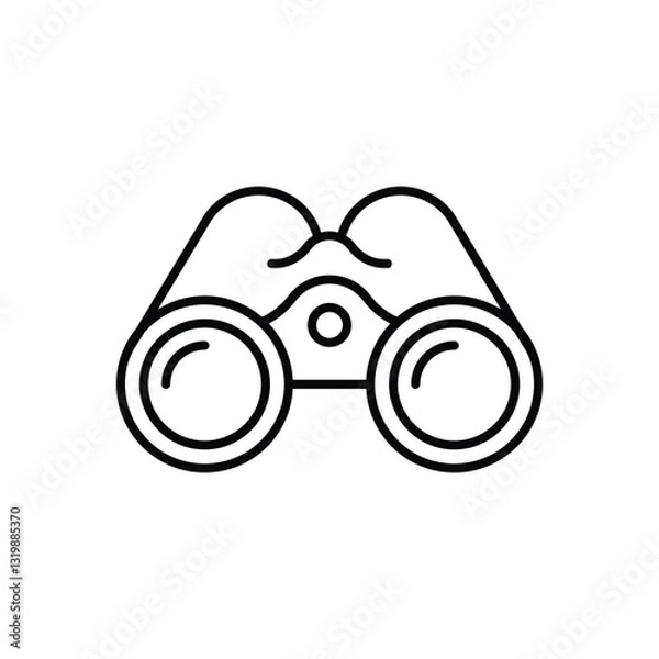 Obraz Binoculars Vector icon
