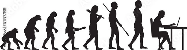 Fototapeta 人類の進化