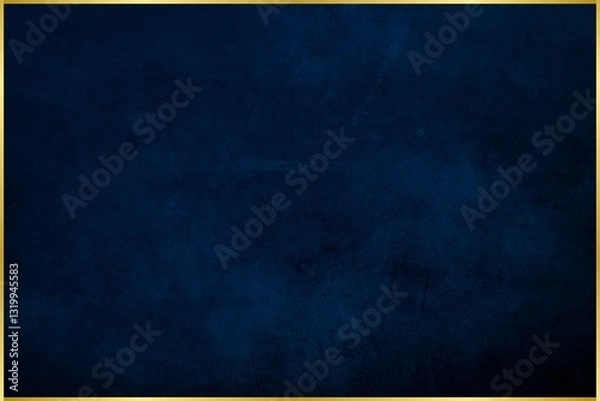 Fototapeta Abstract dark blue luxury background with gold line. elegant gold textured design. vintage background.