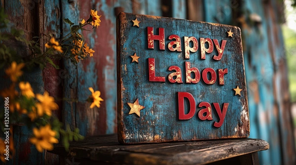 Obraz Labor day signage