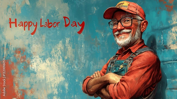 Obraz Happy Labor Day banner