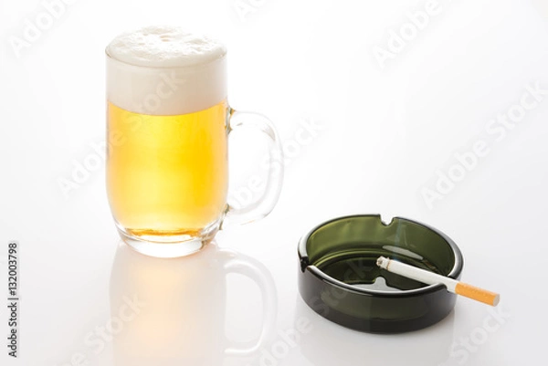 Obraz ビールと煙草