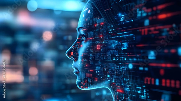 Fototapeta Robotic innovations transforming aidriven advertising strategies in dynamic marketing environments