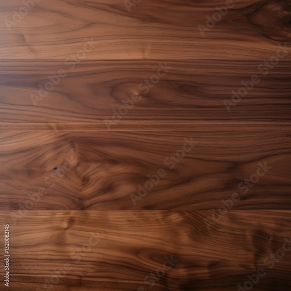 Fototapeta Dark Walnut Wood Grain Texture Background