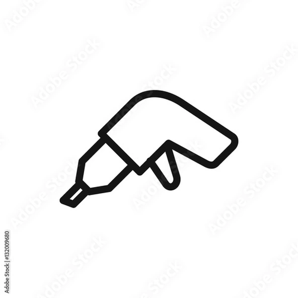 Obraz drill icon illustration