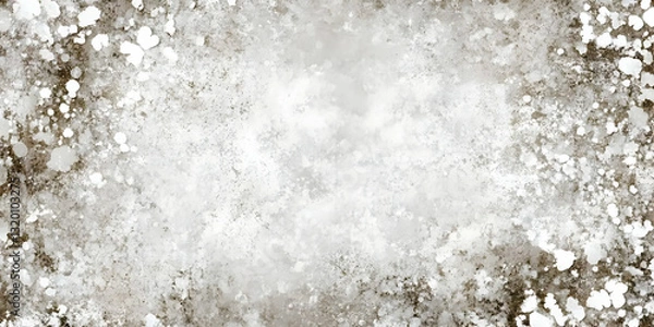 Obraz Abstract Grey and White Spattered Background with Grunge Texture, Ideal for Digital Designs and Artistic Projects