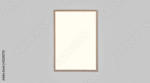 Fototapeta Picture frame for photograph template - with clipping path