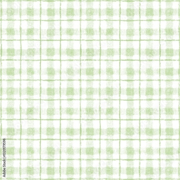 Obraz green plaid pattern