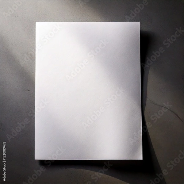 Obraz blank paper sheet