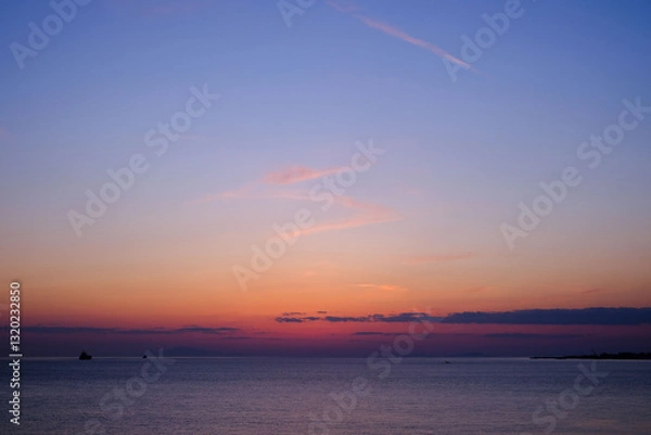 Fototapeta 明石海峡大橋と淡路島