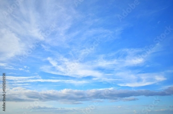 Fototapeta blue sky with clouds .