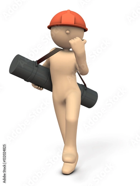 Fototapeta 頼もしい建築士