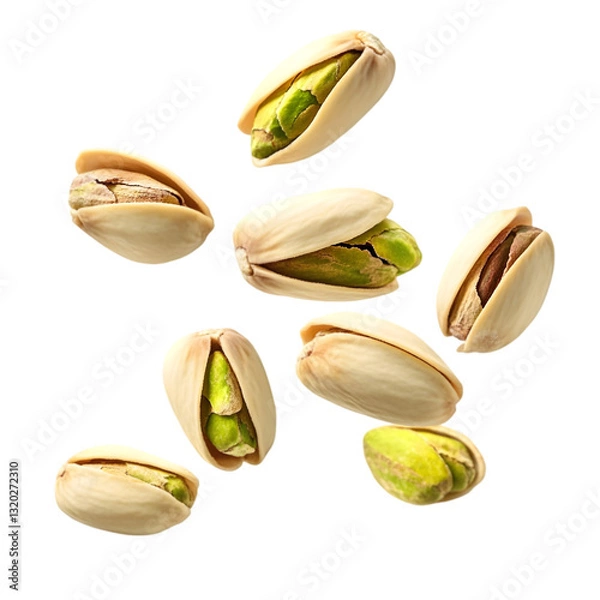 Obraz Pistachios: Nuts, Food, Healthy Snack transparent background