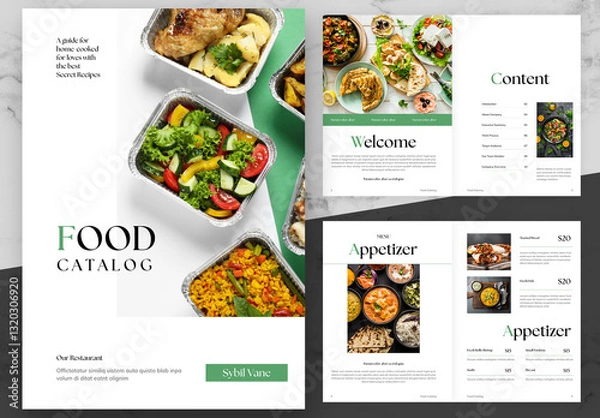 Fototapeta Green Food Catalog