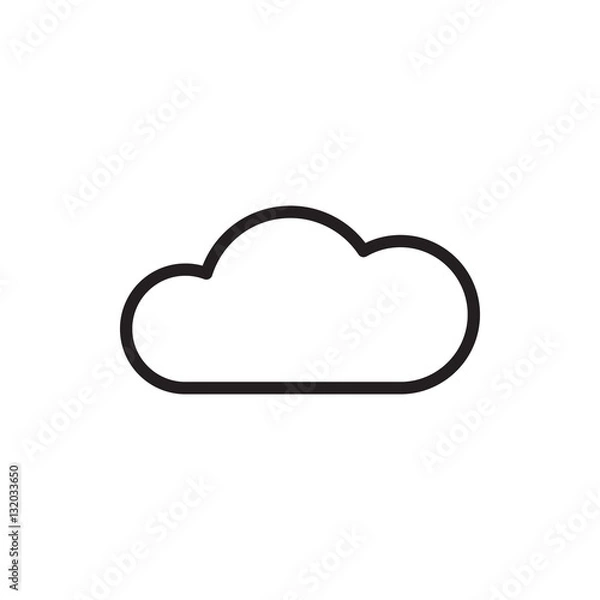 Obraz cloud icon illustration