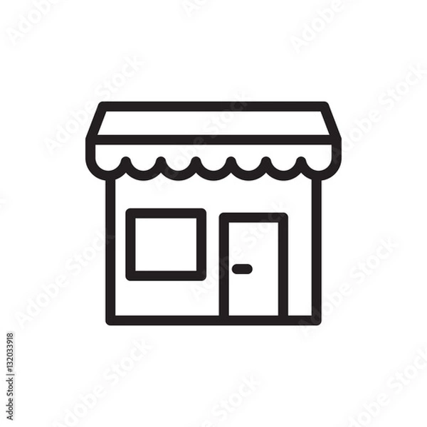 Obraz store icon illustration