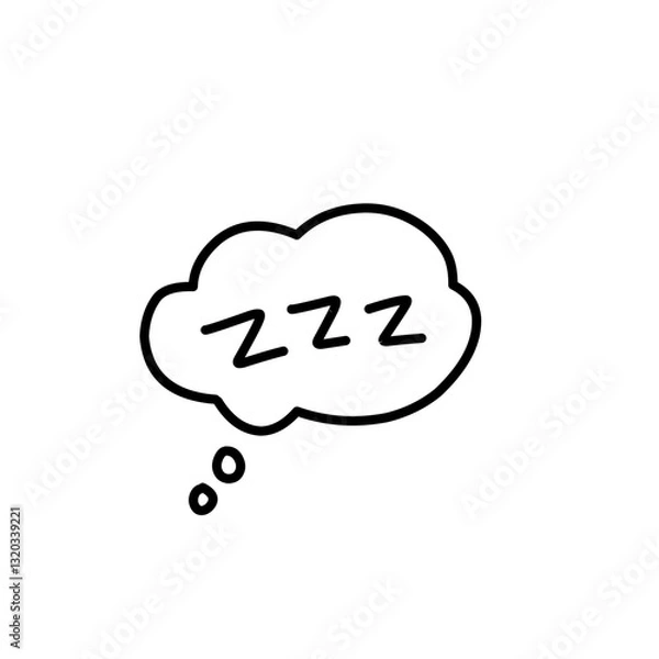 Obraz sleep bubble zzz