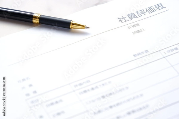 Fototapeta 人員配置や昇進・昇給などを考慮する際に使用する「社員評価表」
