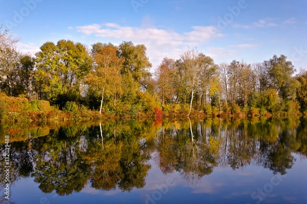 Fototapeta Herbsstimmung an einem See
