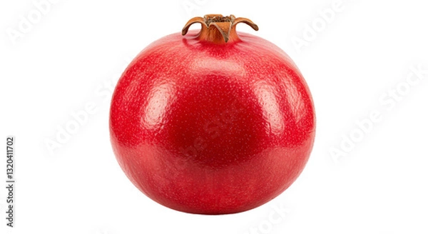 Obraz Fresh ripe red pomegranate isolated on white background