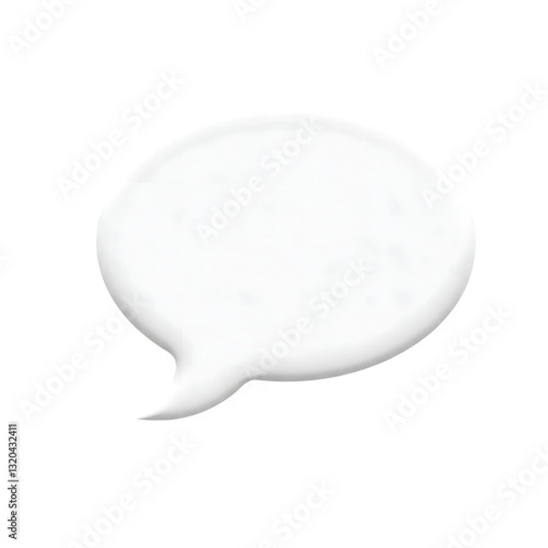 Obraz white speech bubble PNG transparent