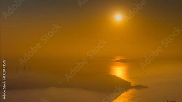 Obraz Feb 15 2025 Aberdeen Reservoirs Hong Kong Scenic Nature View