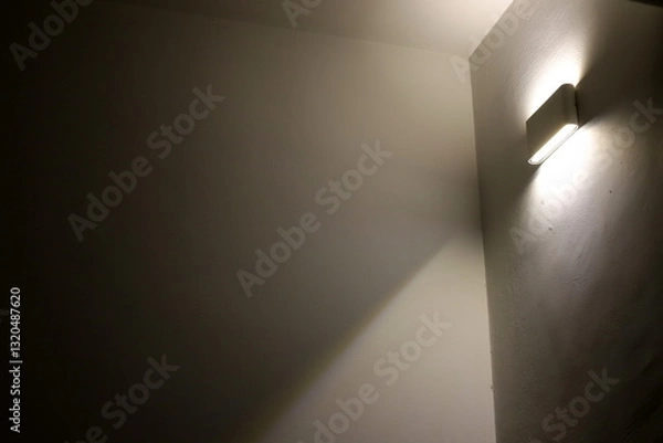 Fototapeta lamp for lighting a room at night