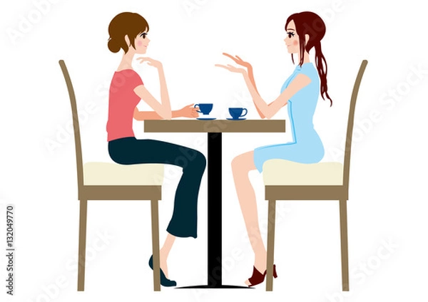 Fototapeta エステのカウンセリングを受ける女性