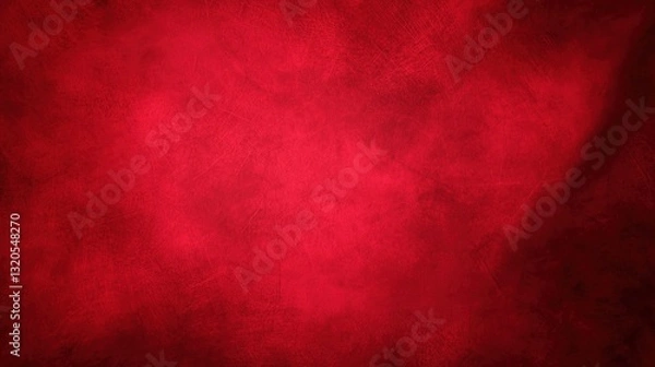 Fototapeta Dark Red Background Texture with Gradients ,abstract  Old wall texture cement black red background, Scratched bright red paint