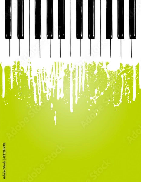 Fototapeta Piano flow