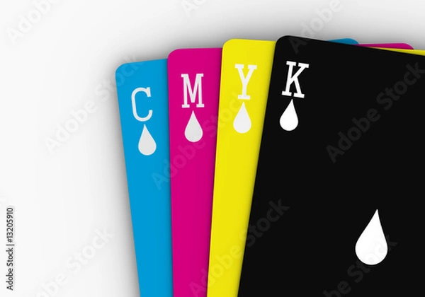 Obraz CMYK Cards
