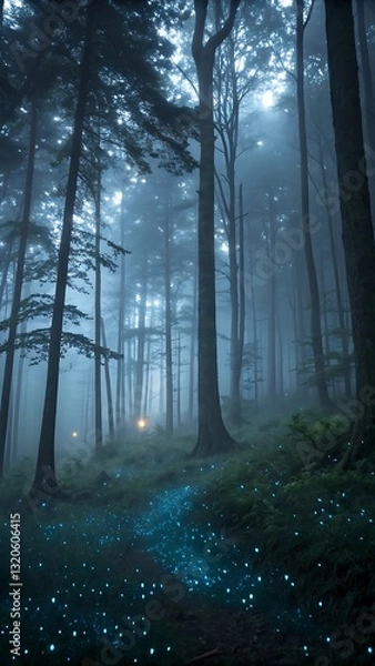 Obraz morning in the forest