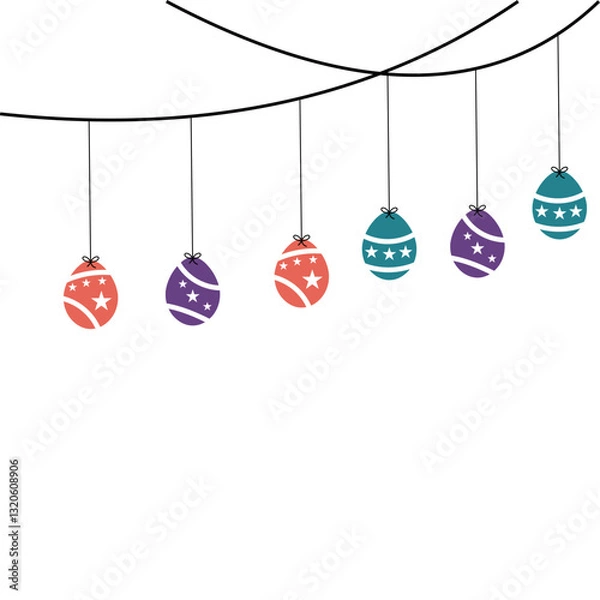 Obraz Easter Garland Decoration