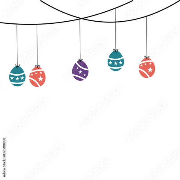 Obraz Easter Garland Decoration